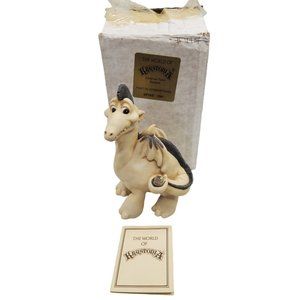 Vintage The World Of Krystonia Spyke #1061 Dragon with Swarovski Crystal NIB wit
